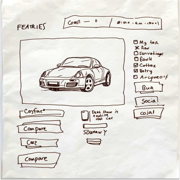 User Prototype Drawing